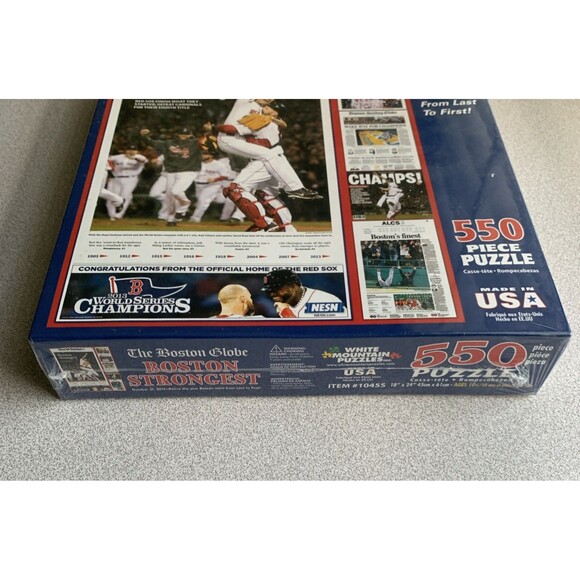 Boston Red Sox Puzzle 550 Piece World Series 6 Boston Strongest NOS Sealed - Picture 6 of 9